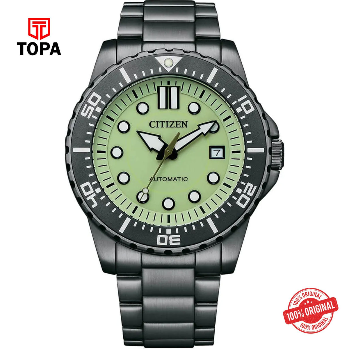 Topa Citizen-NJ0177-84X-Metal-Band-Men-Watch - Product Image 1