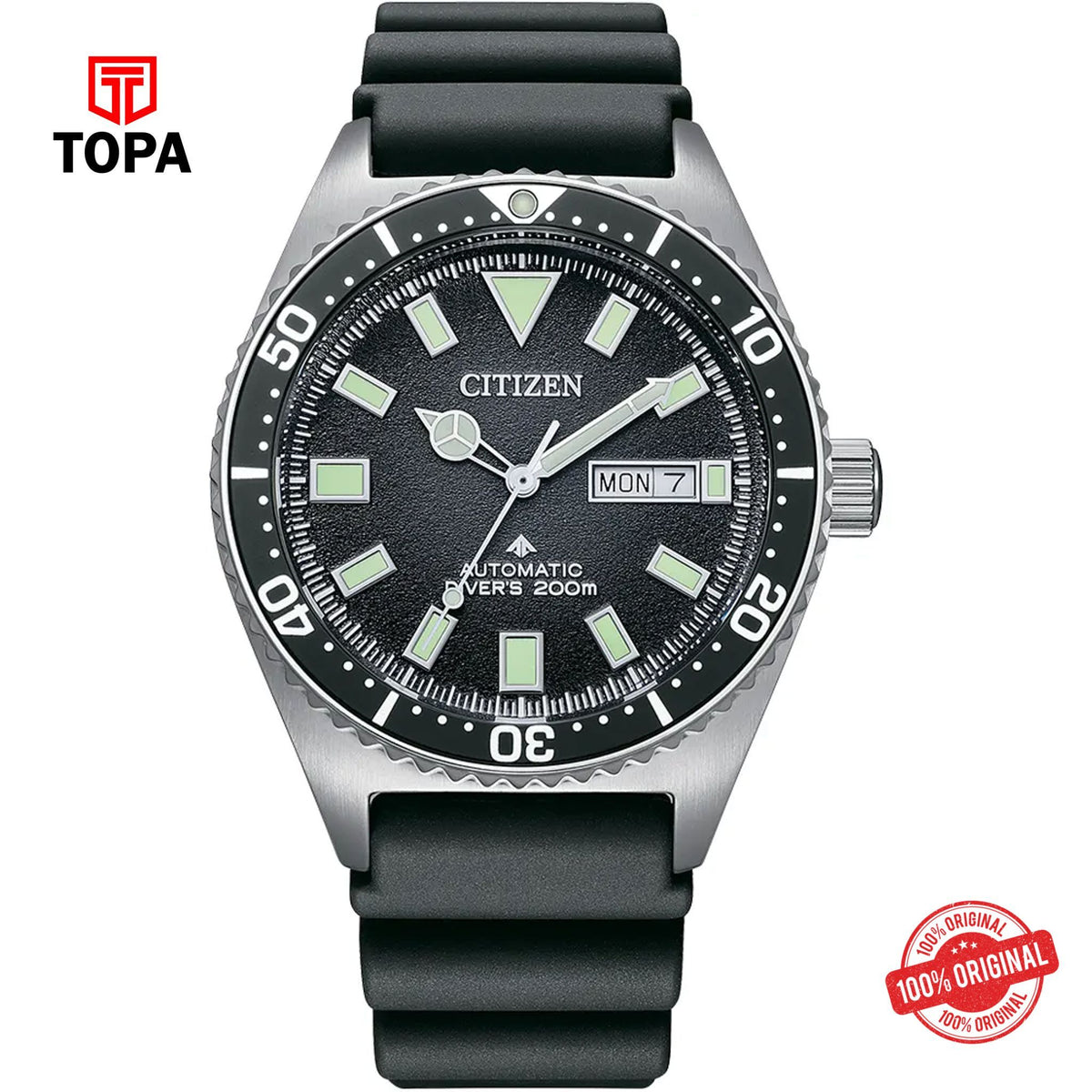Topa Citizen-NY0120-01E-Promaster-Rubber-Band-Men-Watch - Product Image 1