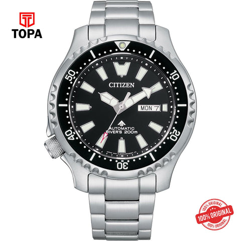 Topa Citizen-NY0130-83E-Metal-Band-Men-Watch - Product Image 1