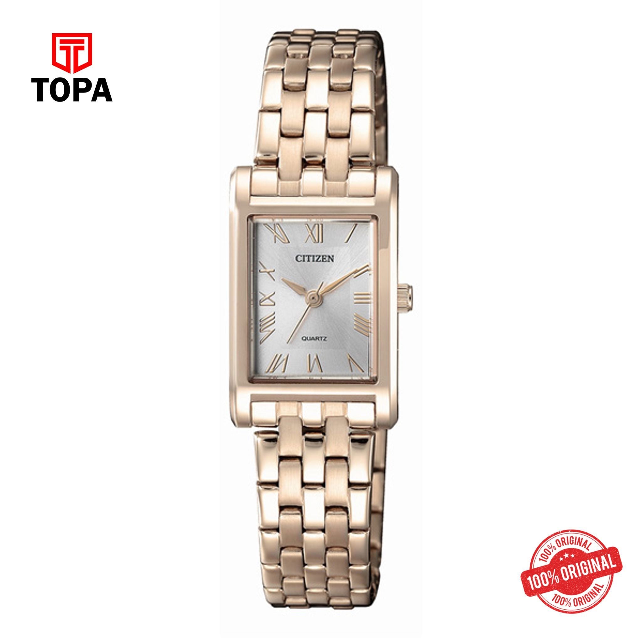 Citizen EJ6123-56A white dial quartz analog women's watch