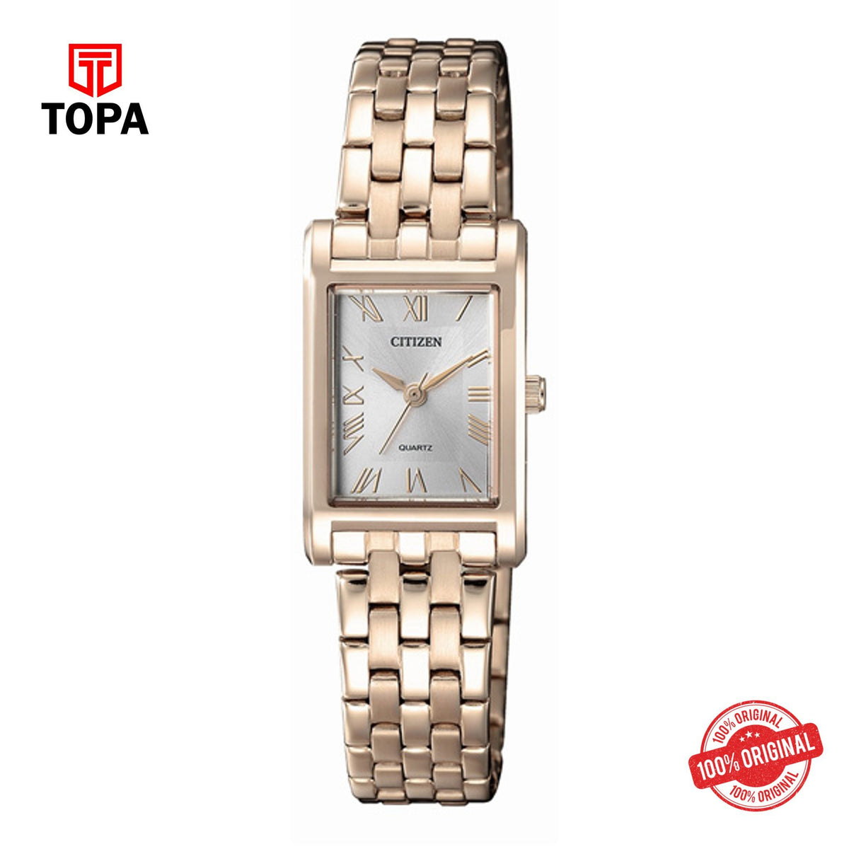 Citizen EJ6123-56A white dial quartz analog women's watch