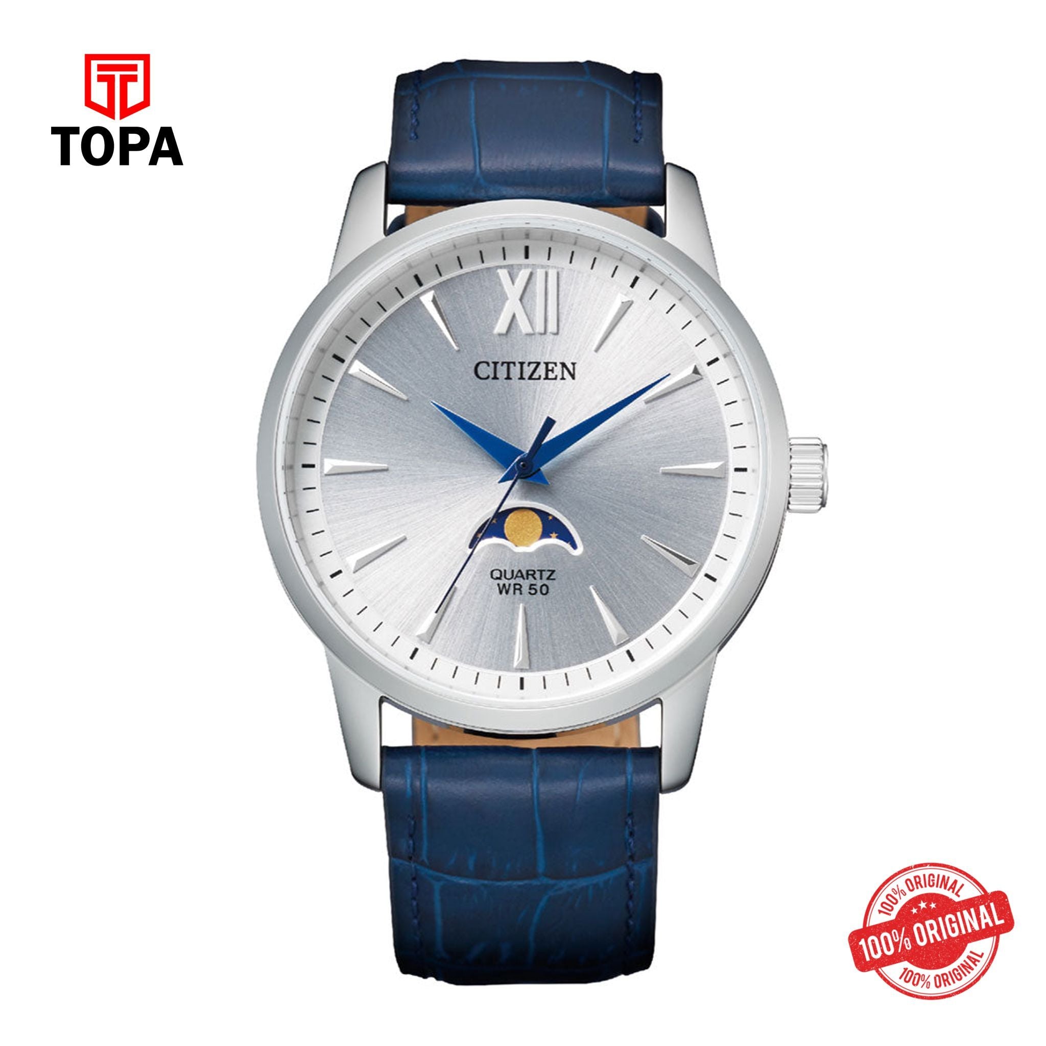 Topa Citizen - AK5000-03A - Quartz Stainless Steel Watch For Men - Product Image 1