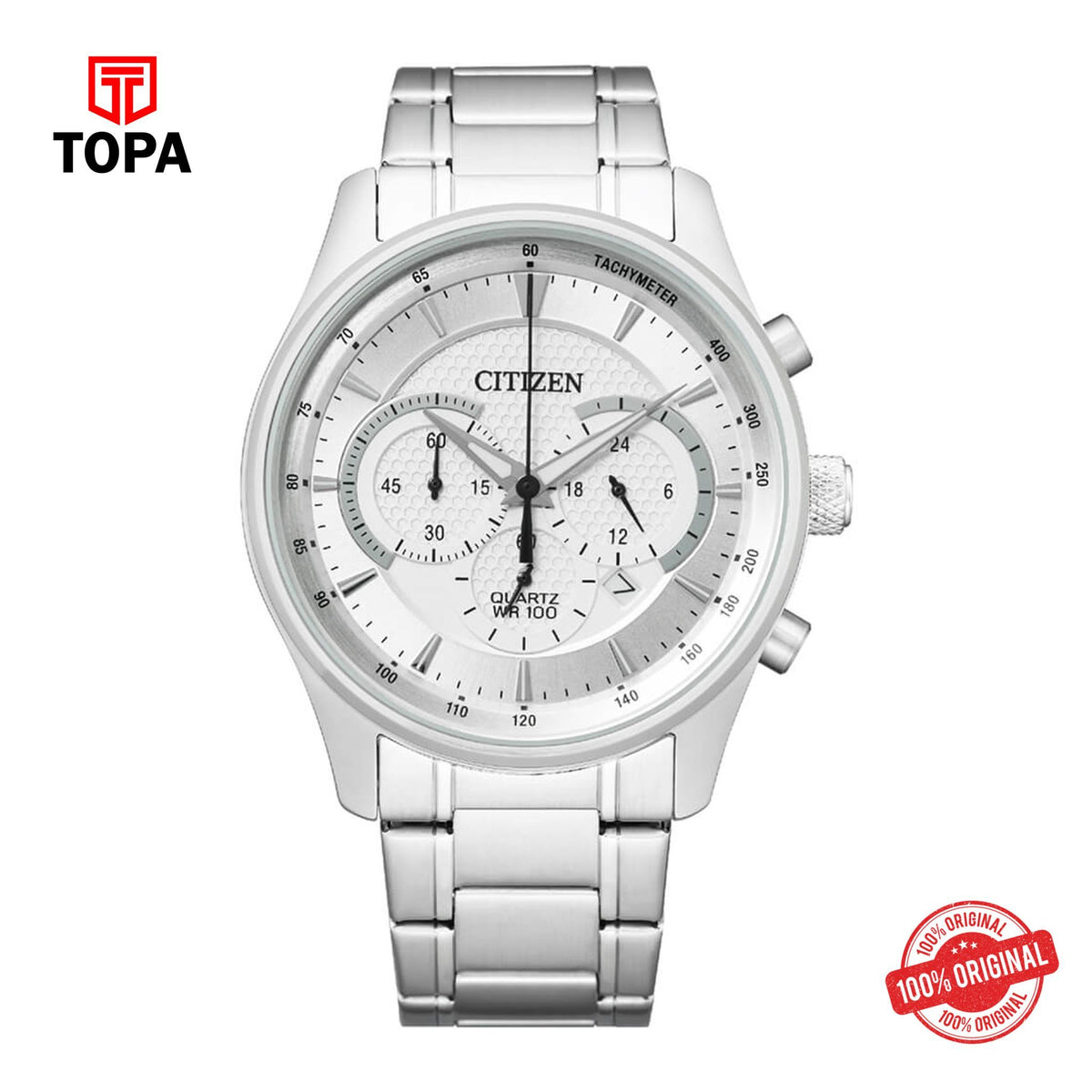 Topa Citizen - AN8190-51A - Quartz Stainless Steel Watch For Men - Product Image 1