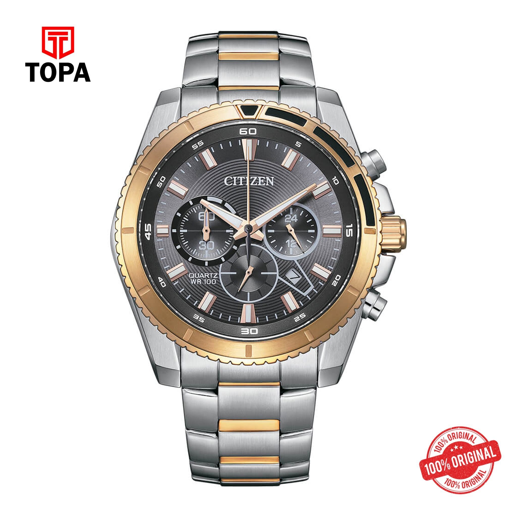 Topa Citizen - AN8204-59H - QUARTZ Stainless Steel Watch For Men - Product Image 1
