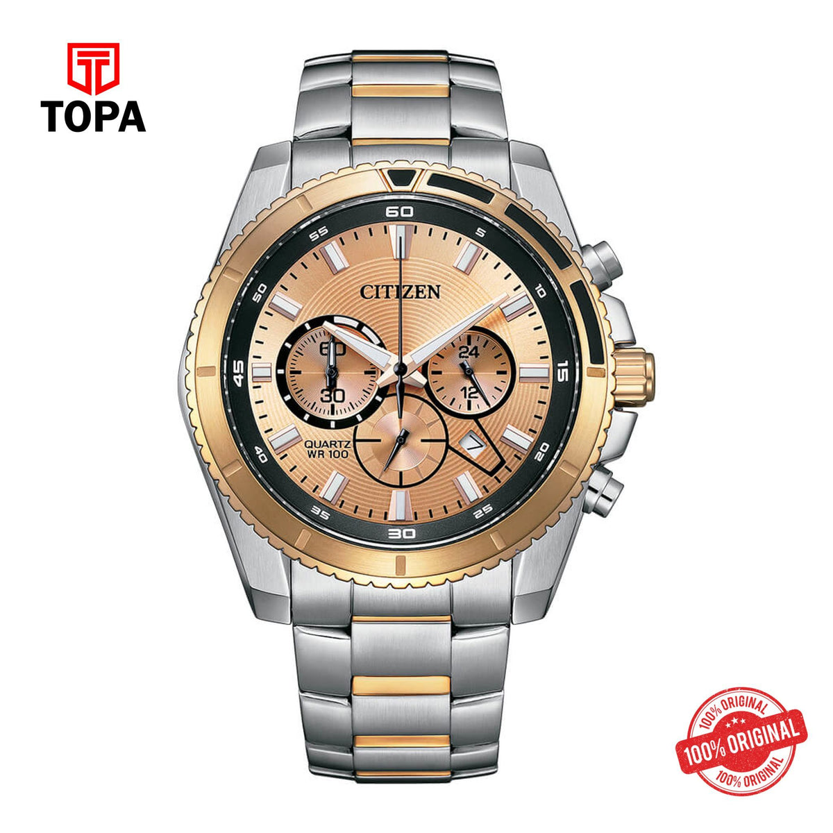 Topa Citizen - AN8204-59X -  Quartz Stainless Steel Watch For Men - Product Image 1