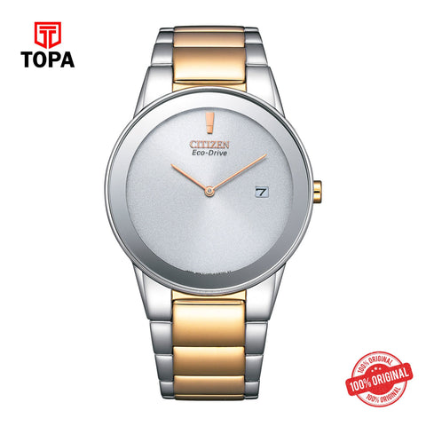 Topa Citizen - AU1064-85A - Eco Drive Stainless Steel Watch For Men - Product Image 1