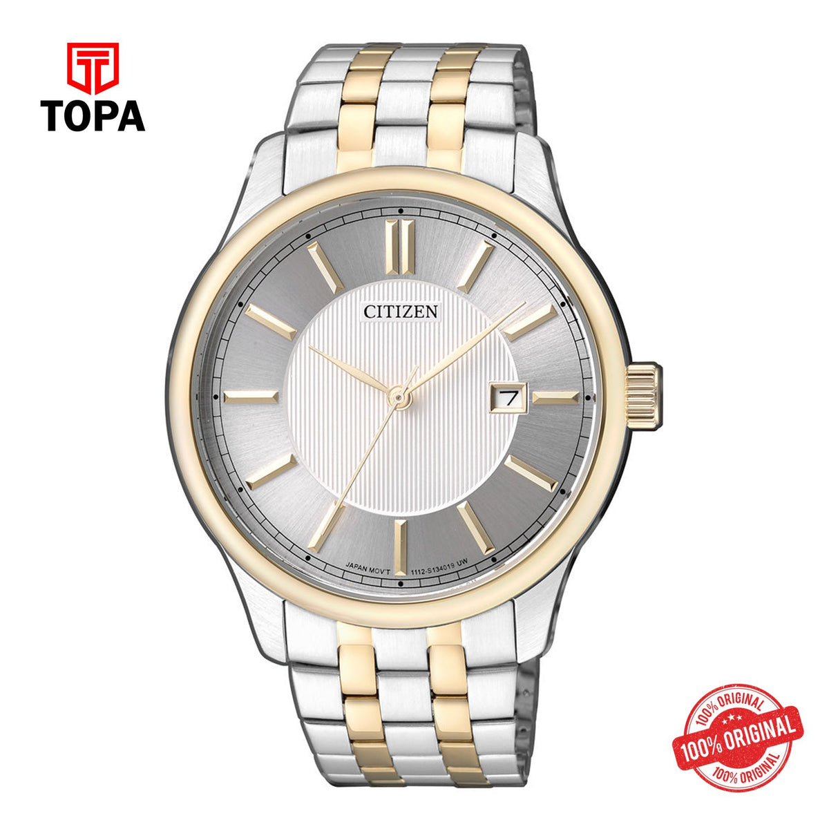 Topa Citizen - BI1054-55A - Quartz Stainless Steel Watch For Men - Product Image 1