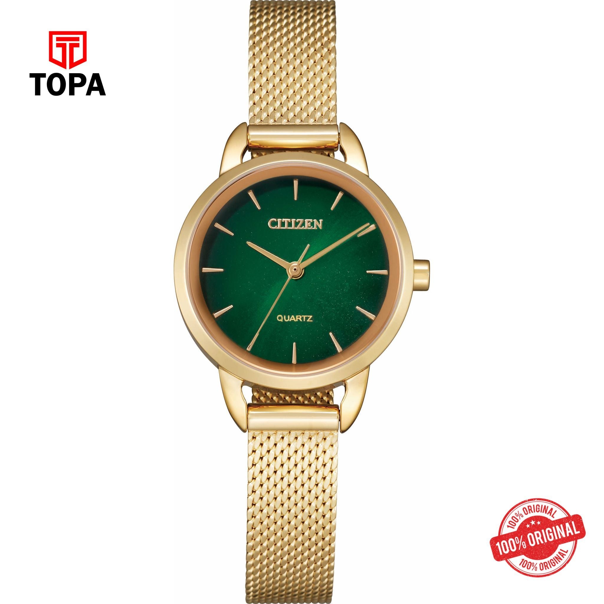 Topa Citizen - EQ3003-50W - Quartz Stainless Steel Watch For Women - Product Image 1