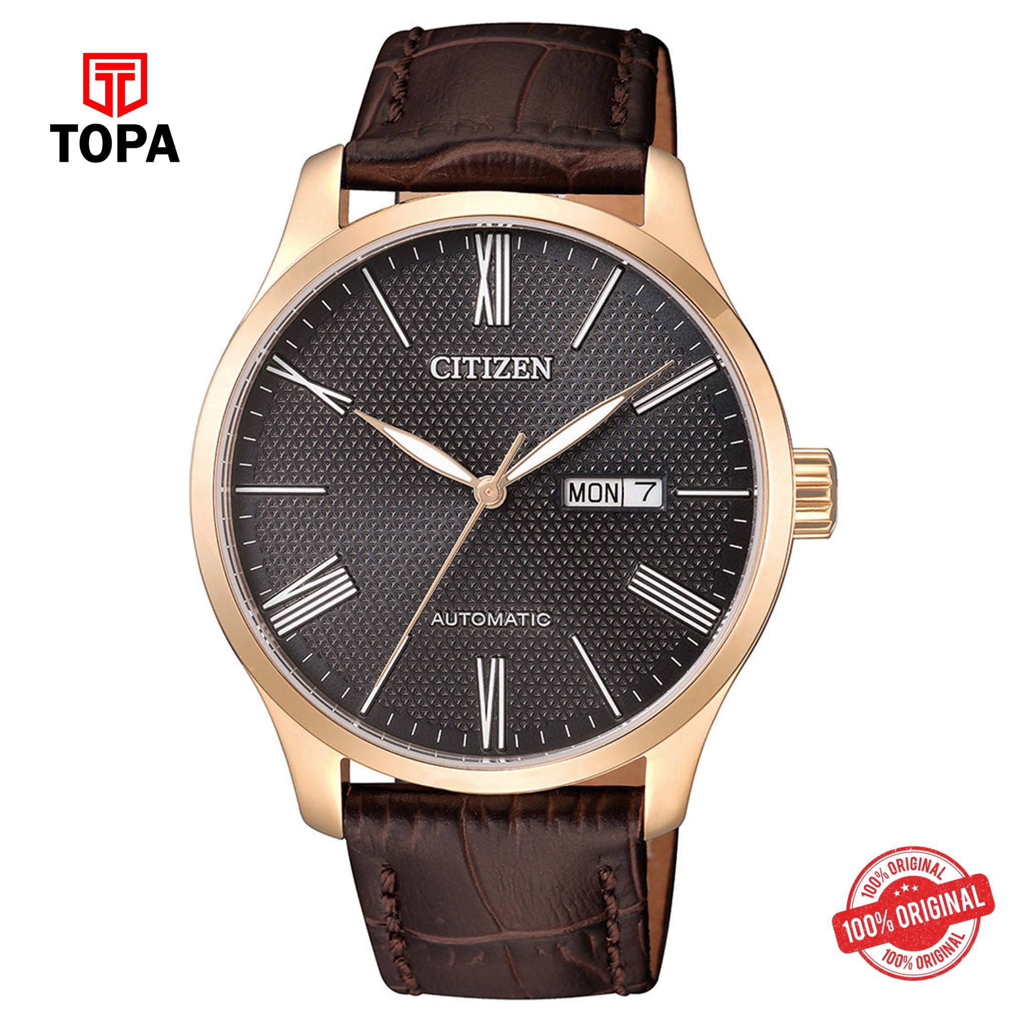 Topa Citizen - NH8353-00H - Mechanical Stainless Steel Watch For Men - Product Image 1