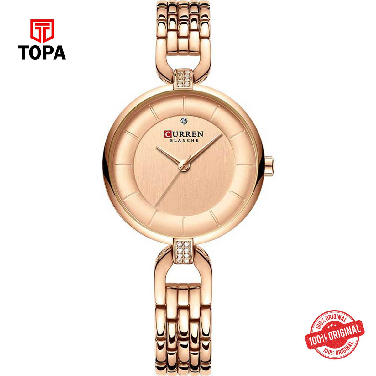 Topa Curren-9052-RS-Metal-Band-Woman-Watch - Product Image 1