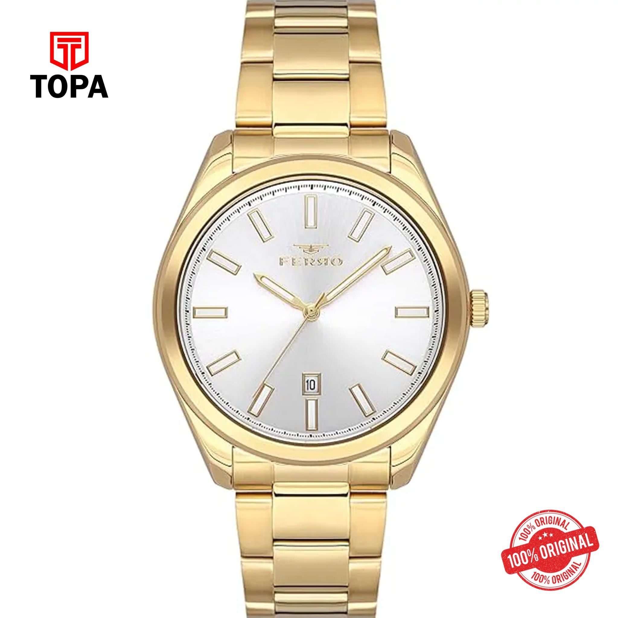 Topa Ferro-F11160A-B-Metal-Band-Men-Watch - Product Image 1