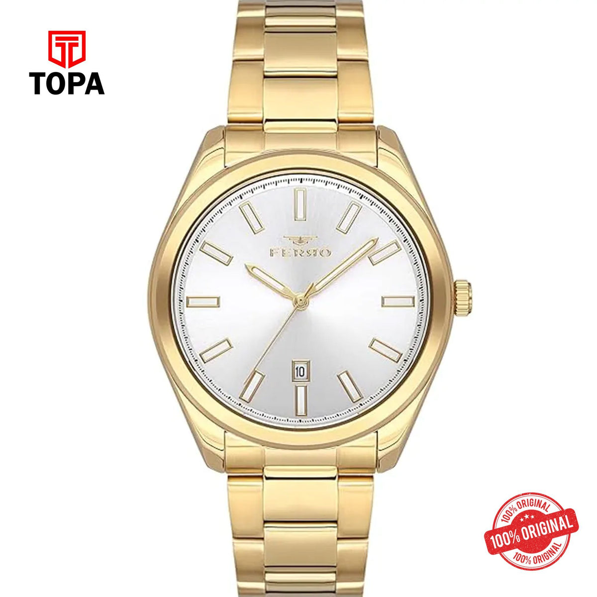 Topa Ferro-F11160A-B-Metal-Band-Men-Watch - Product Image 1
