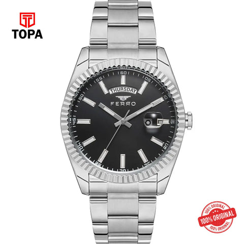 Topa Ferro-F11211A-A2-Metal-Band-Men-Watch - Product Image 1