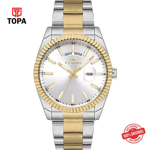 Topa Ferro-F11211A-D-Metal-Band-Men-Watch - Product Image 1