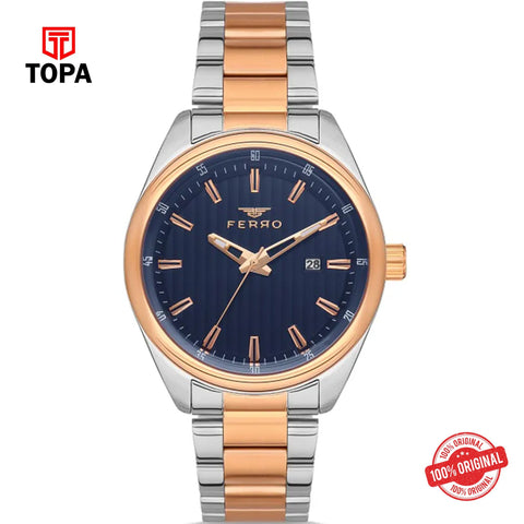 Topa Ferro-F11240A-E3-Metal-Band-Men-Watch - Product Image 1