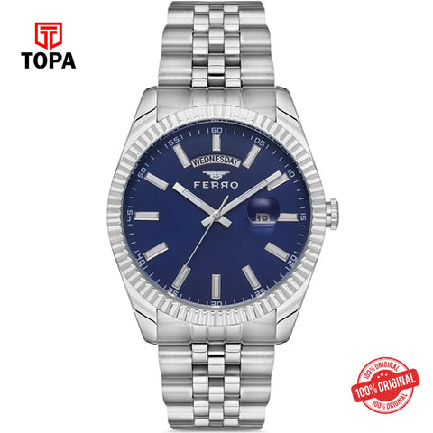 Topa Ferro-F11247A-A3-Metal-Band-Men-Watch - Product Image 1