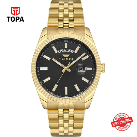 Topa Ferro-F11247A-B2-Metal-Band-Men-Watch - Product Image 1