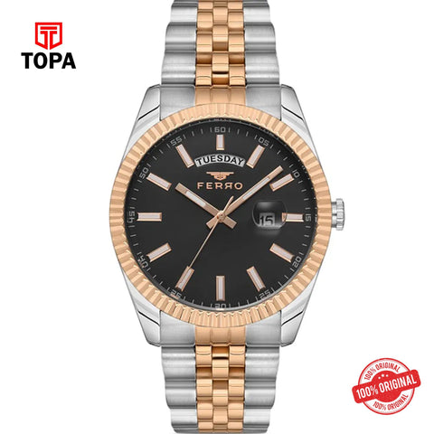 Topa Ferro-F11247A-E2-Metal-Band-Men-Watch - Product Image 1