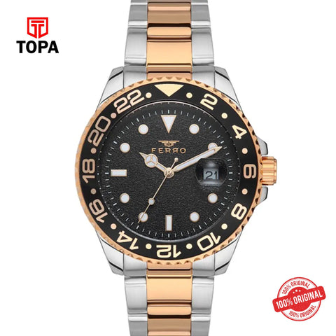 Topa Ferro-F11253A-E2-Metal-Band-Men-Watch - Product Image 1