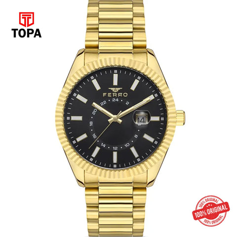 Topa Ferro-F11288A-B2-Metal-Band-Men-Watch - Product Image 1