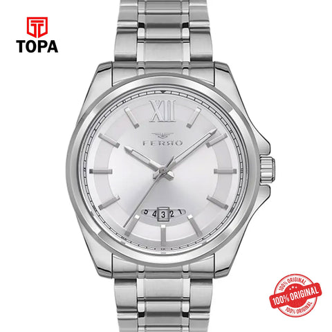 Topa Ferro-F11326A-A-Metal-Band-Men-Watch - Product Image 1