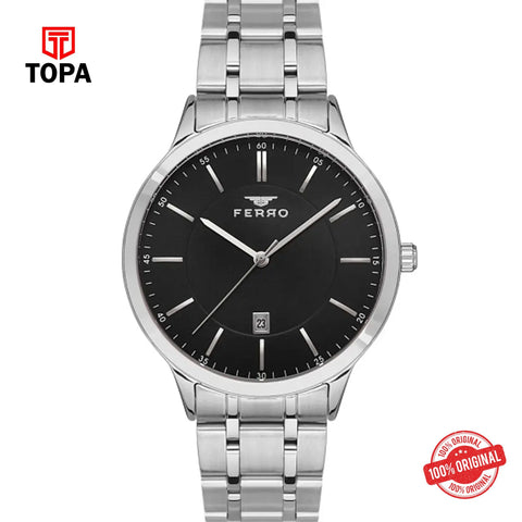Topa Ferro-F11333A-A2-Metal-Band-Men-Watch - Product Image 1