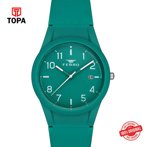 Topa Ferro-F11341D-ZG-Rubber-Band-Men-Watch - Product Image 1
