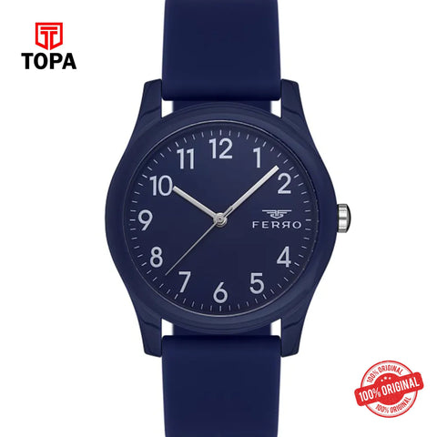 Topa Ferro-F11342D-H-Rubber-Band-Men-Watch - Product Image 1