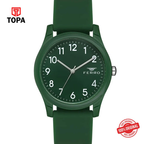 Topa Ferro-F11342D-ZG-Rubber-Band-Men-Watch - Product Image 1