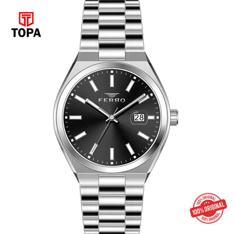 Topa Ferro-F11386A-A2-Metal-Band-Men-Watch - Product Image 1