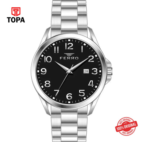 Topa Ferro-F11392A-A2-Metal-Band-Men-Watch - Product Image 1