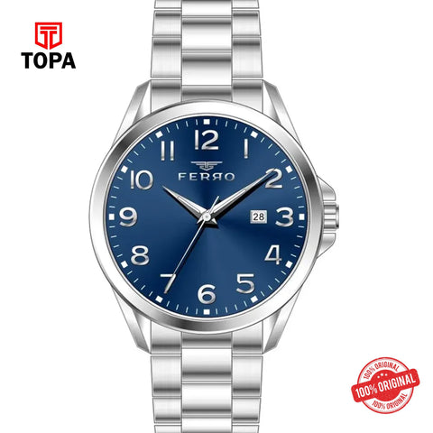 Topa Ferro-F11392A-A3-Metal-Band-Men-Watch - Product Image 1