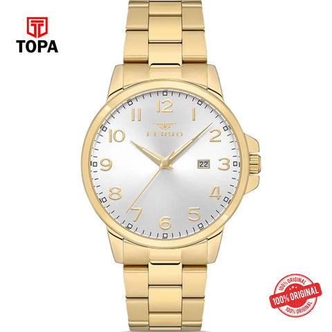 Topa Ferro-F11392A-B-Metal-Band-Men-Watch - Product Image 1
