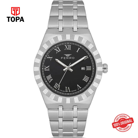Topa Ferro-F11474A-A2-Metal-Band-Men-Watch - Product Image 1