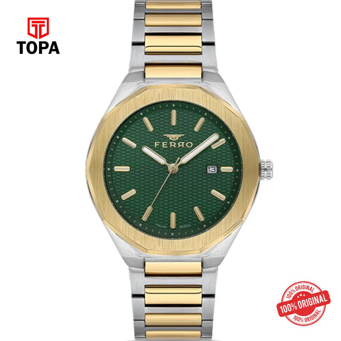 Topa Ferro-F11535A-D6-Metal-Band-Men-Watch - Product Image 1