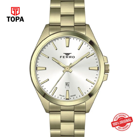 Topa Ferro-F11551A-B-Metal-Band-Men-Watch - Product Image 1