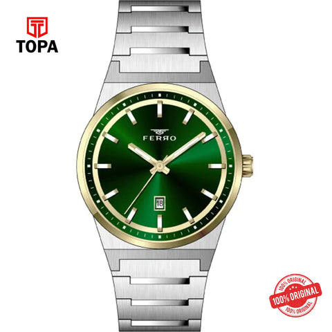 Topa Ferro-F11592A-D6-Metal-Band-Men-Watch - Product Image 1