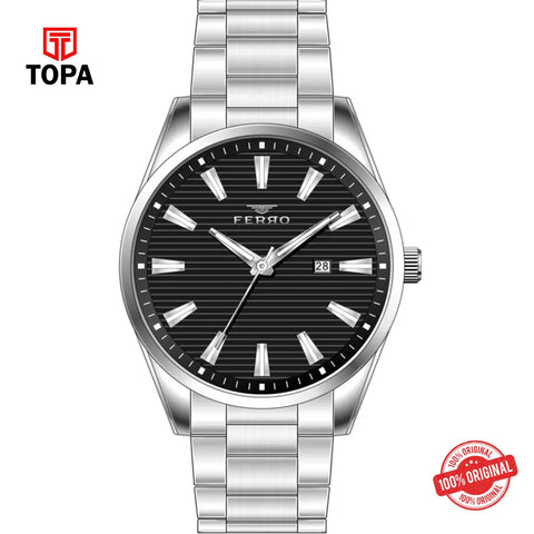 Topa Ferro-F11930A-A2-Metal-Band-Men-Watch - Product Image 1