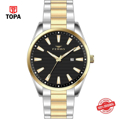 Topa Ferro-F11930A-D2-Metal-Band-Men-Watch - Product Image 1