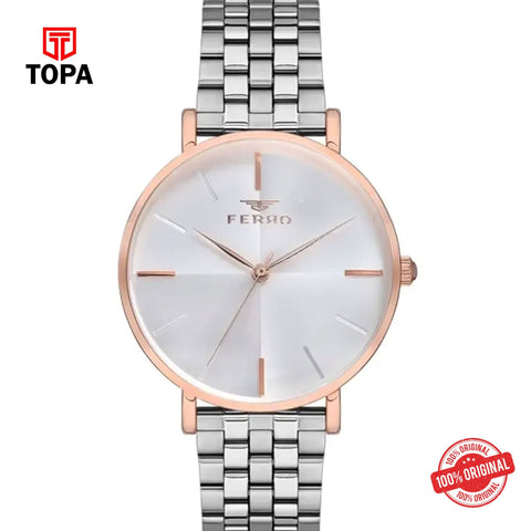 Topa Ferro-F21016A-E-Metal-Band-Women-Watch - Product Image 1