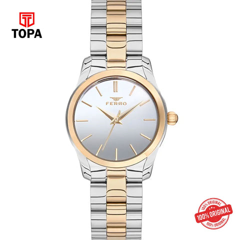 Topa Ferro-F21071A-D-Metal-Band-Women-Watch - Product Image 1