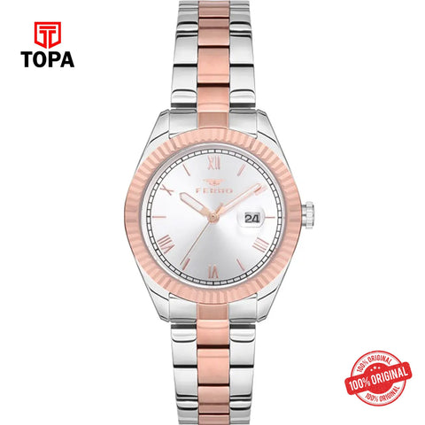 Topa Ferro-F21127A-E-Metal-Band-Women-Watch - Product Image 1