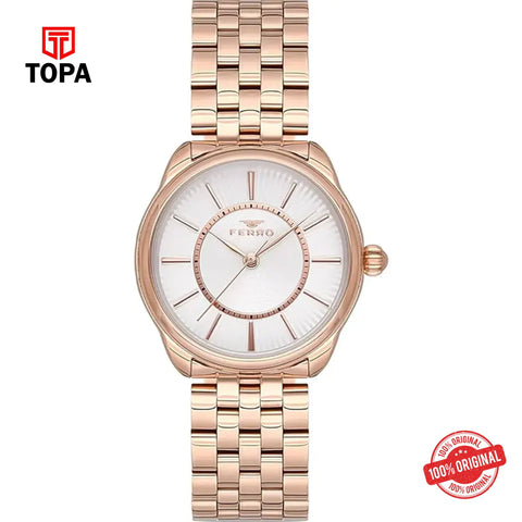 Topa Ferro-F21152A-C-Metal-Band-Women-Watch - Product Image 1