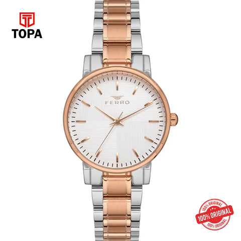 Topa Ferro-F21158A-E-Metal-Band-Women-Watch - Product Image 1