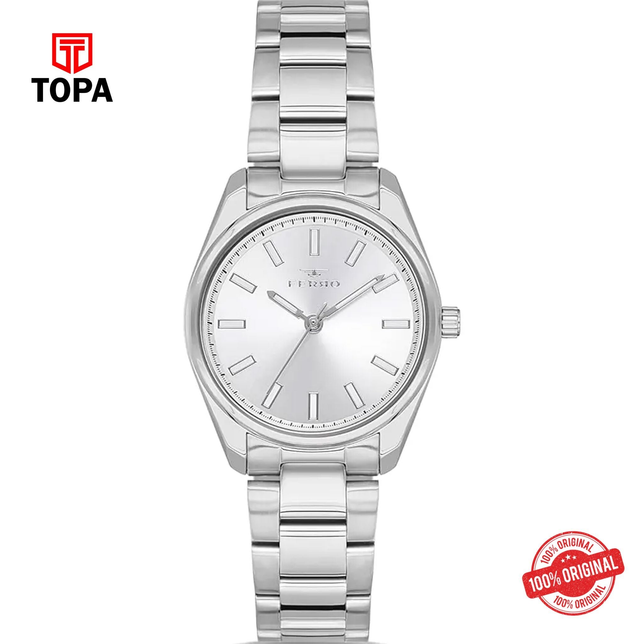 Topa Ferro-F21161A-A-Metal-Band-Women-Watch - Product Image 1