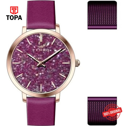Topa Ferro-F21195B-ZC-Dual-Band-Women-Watch - Product Image 1