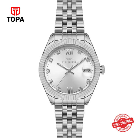Topa Ferro-F21924A-A-Metal-Band-Women-Watch - Product Image 1