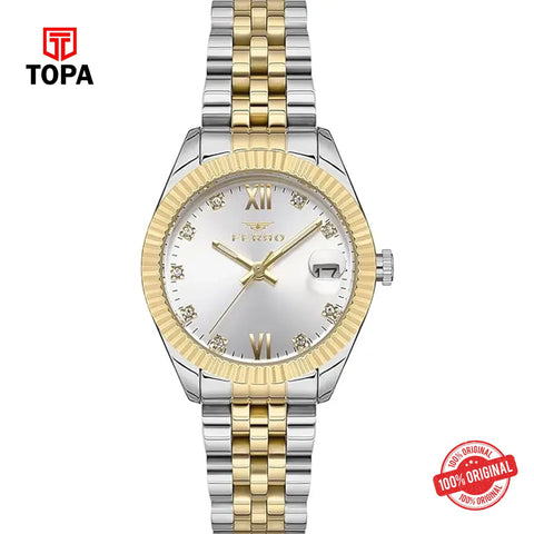 Topa Ferro-F21924A-D-Metal-Band-Women-Watch - Product Image 1