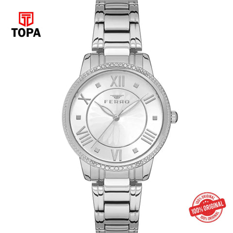 Topa Ferro-F21925A-A-Metal-Band-Women-Watch - Product Image 1