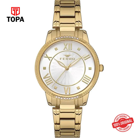 Topa Ferro-F21925A-B-Metal-Band-Women-Watch - Product Image 1